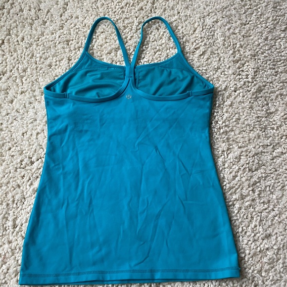 Lululemon Power Y Tank Viridian Green - Picture 6 of 7